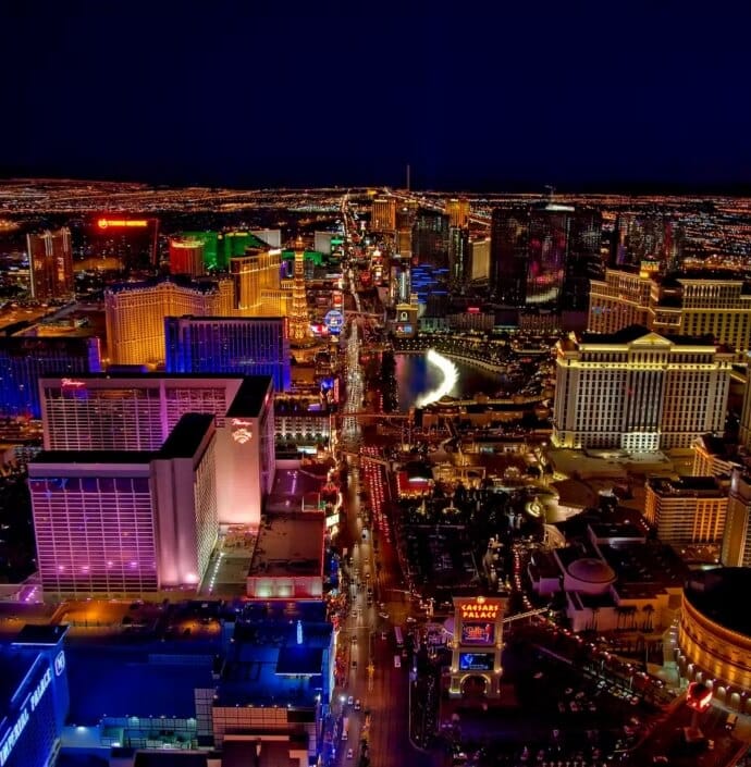 Helicopter ride - Las Vegas Strip